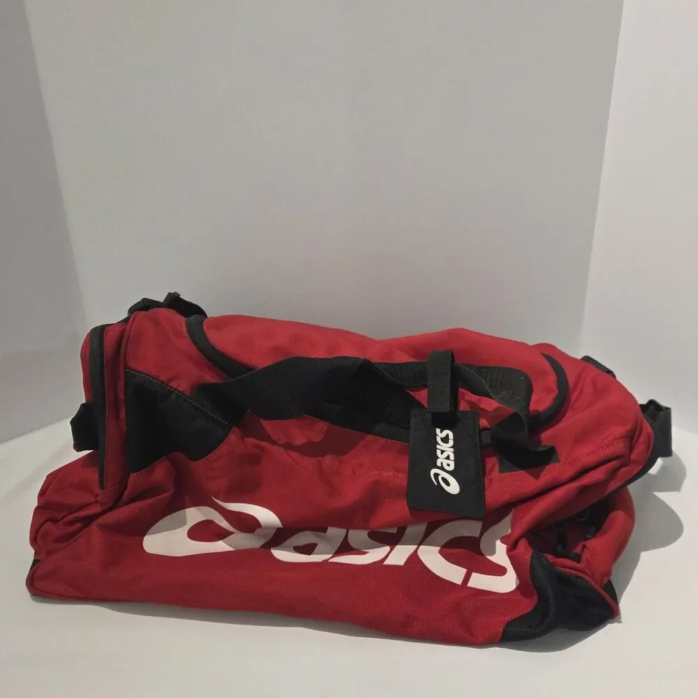 Asics Red Duffle Bag